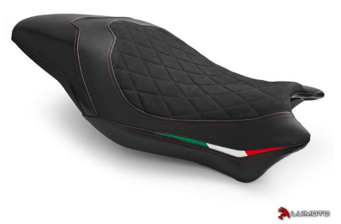 LuiMoto Diamond Seat Cover '17-'20 DUCATI MONSTER 821 1200| Rider