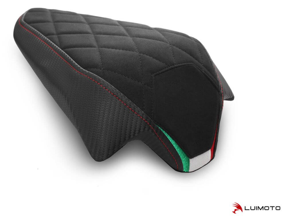 LuiMoto Ducati STREETFIGHTER V4 Seat Cover '20-'21 Diamond Grezzo| Passenger