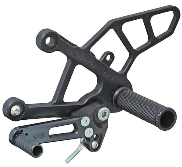 Woodcraft Complete Rearset Kit for '09-'12 Kawasaki ZX-6R