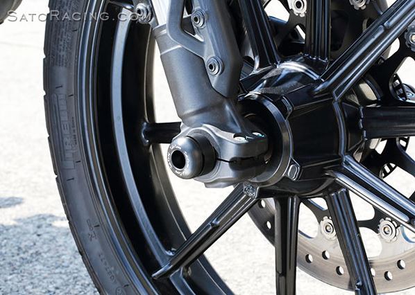 Sato Racing Front Axle Sliders 2015-2016 Ducati Scrambler [D-SCRAMAS-F]