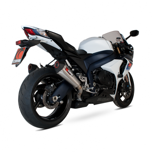 Scorpion Serket Taper Slip-on Twin Exhaust System 09-11 Suzuki GSXR 1000