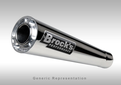 Brocks Performance 14" Shortmeg 2 Ultra-Light Stainless Steel Full Exhaust System '99-'14 Suzuki GSX1300R Hayabusa [397918 / 397931] 