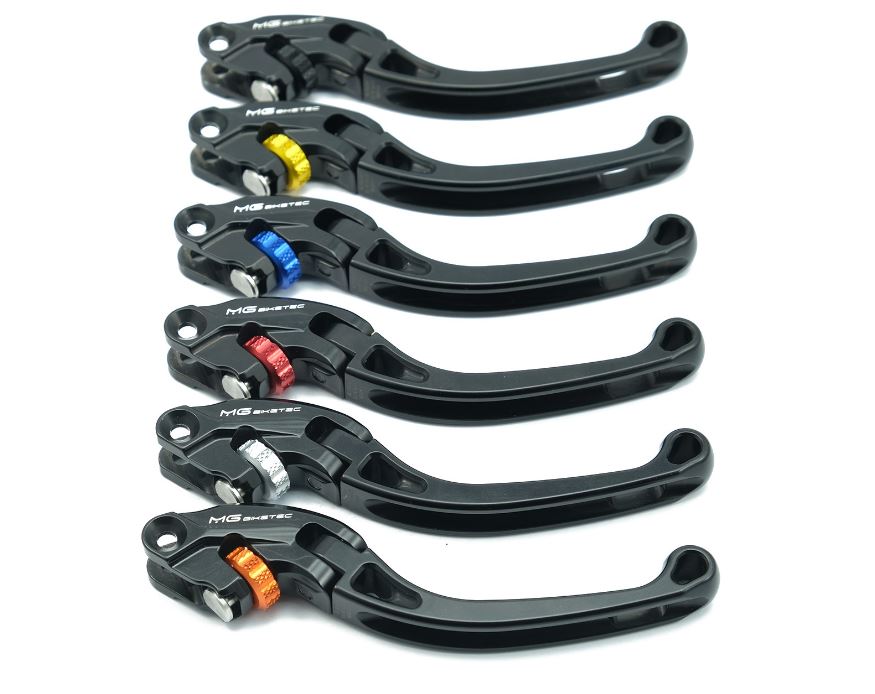 MG BikeTec ClubSport Short Brake & Clutch Levers - Yamaha MT-07/FZ-07/FZ6/FZ6R/FZ8/FZ-09/MT-09/FJ-09/XSR700/XSR900