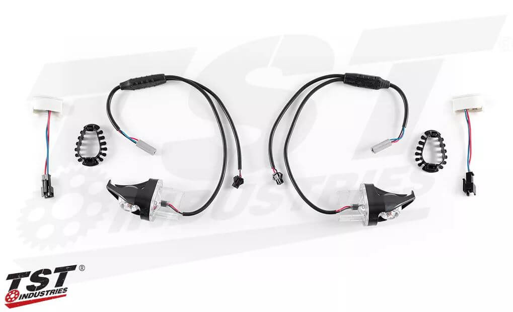 TST Industries Mech-GTR Front LED Turn Signals for Yamaha FZ-07/MT-07/FZ-09/MT-09/FZ1