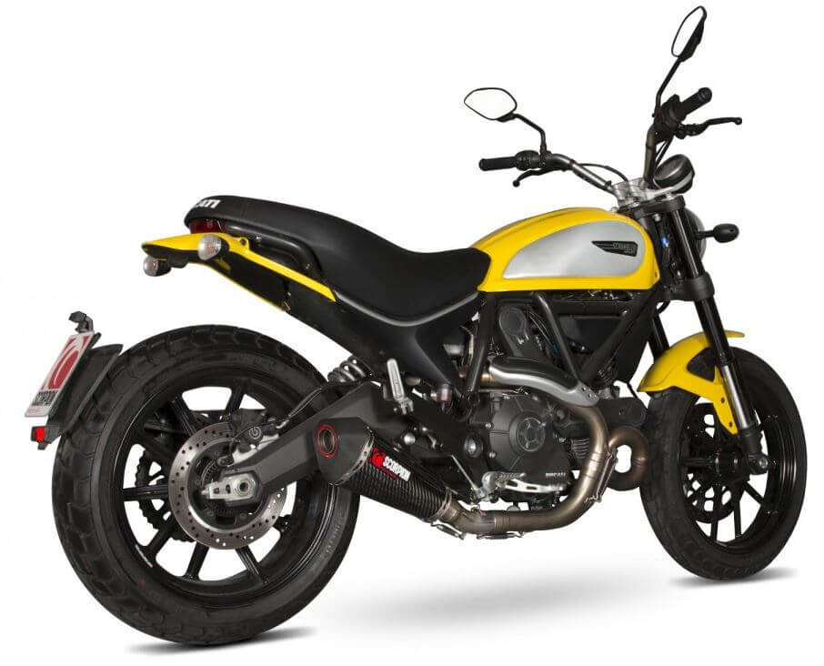 Scorpion Serket Taper Slip-On Exhaust '15-'19 Ducati Scrambler 803