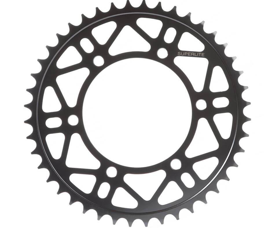 Drive Systems 520 Pitch - Superlite RSX-R Black Hard Anodized Aluminum Rear Sprocket for Yamaha