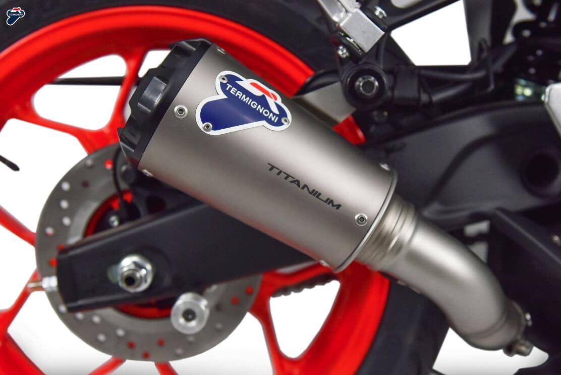 Termignoni SO-02 Titanium Slip-On Exhaust '15-'19 Yamaha YZF R3/MT-03
