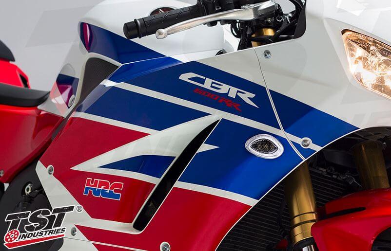 TST Industries LED Halo-1 Flushmount Turn Signals for '13+ Honda CBR600RR