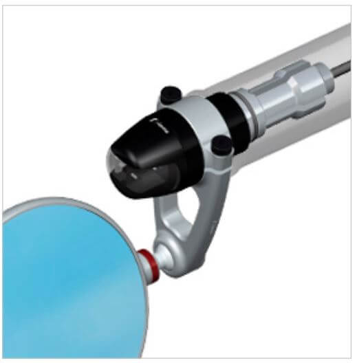 Rizoma "SGUARDO" Indicator Adapater for Mounting with Rizoma Mirrors