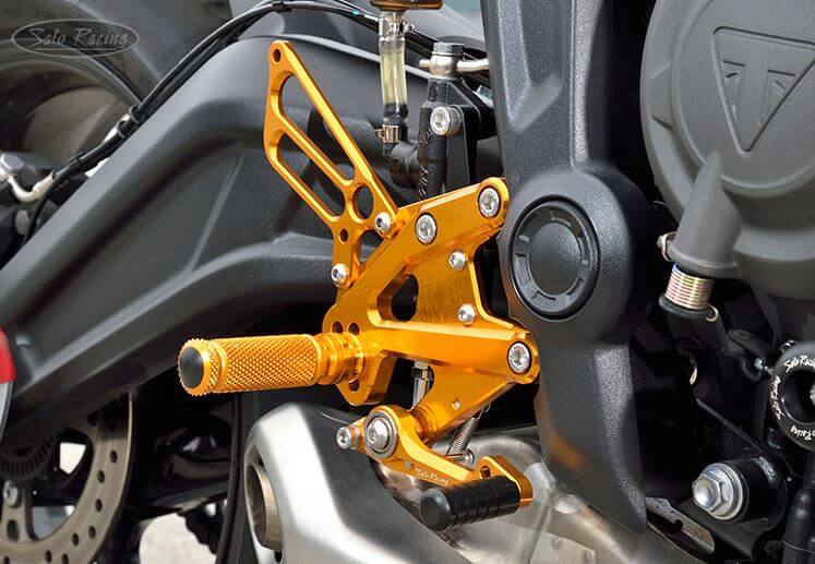 Sato Racing Adjustable Rearsets '21-'22 Triumph Trident 660