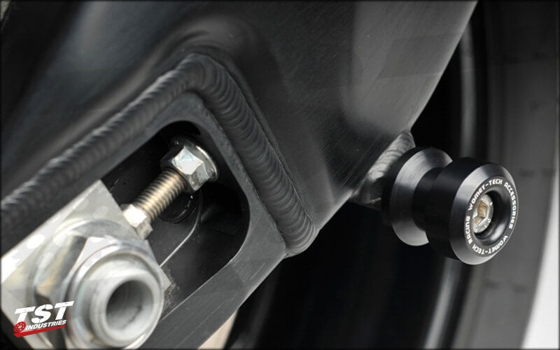 Womet-Tech Anodized Aluminum Swingarm Spools for Kawasaki Models (Check Fitment Chart) and KTM RC390
