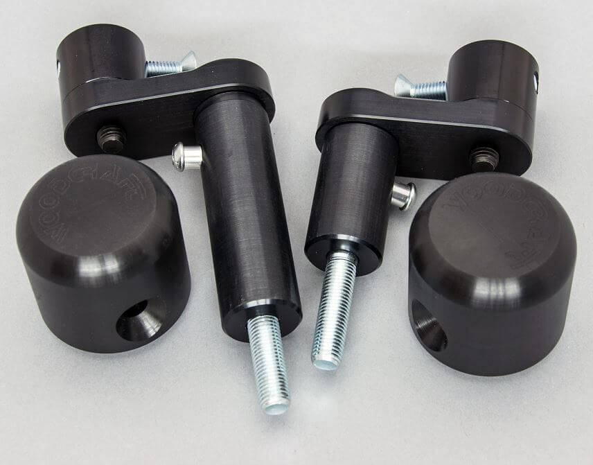 Woodcraft Frame Slider Street Kit '18-'21 Kawasaki Ninja 400/Z400