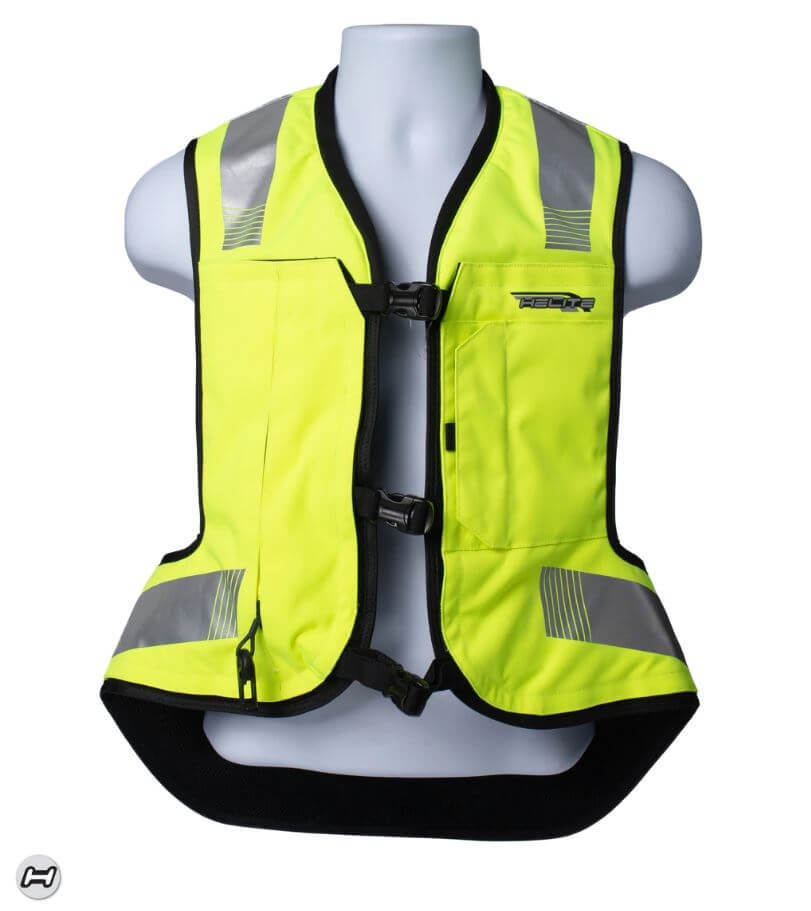 Helite Turtle 2 Airbag Vest Hi-Viz Yellow