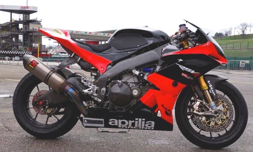 TechSpec Snake Skin Tank Grip Pads '10-'13 Aprilia RSV4, '12-'13 Tuono V4 R