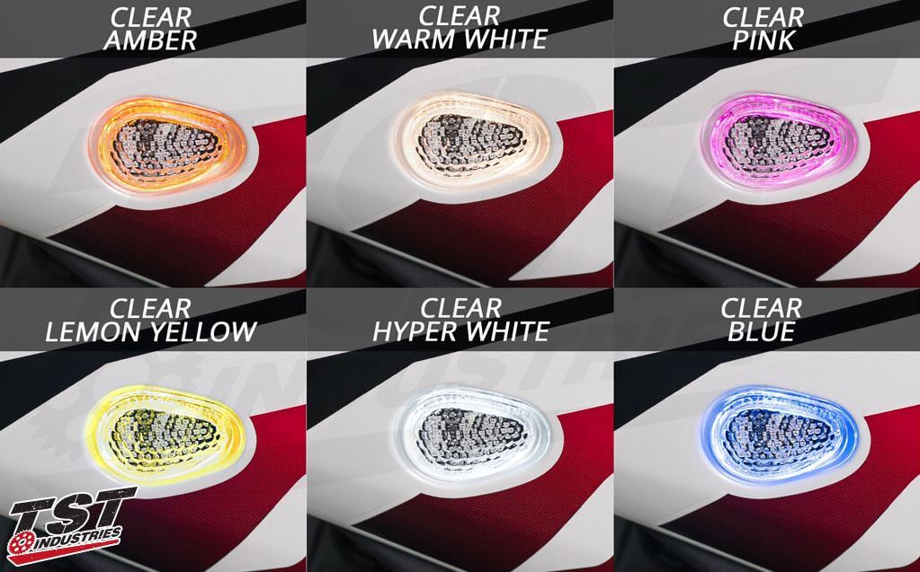 TST Industries HALO-GRT Front LED Flushmount Turn Signals 2015-2018 Yamaha R3