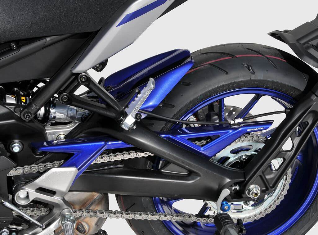 Ermax Rear Tire Hugger w.Chain Guard 2017-2020 Yamaha FZ 09/MT 09
