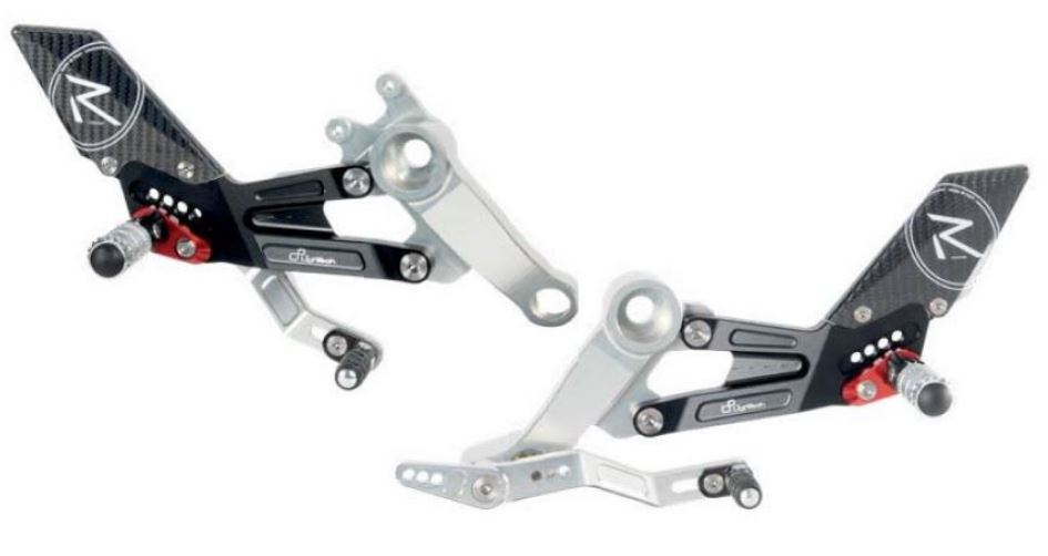 Lightech R Series Rearsets Standard/Reverse Shift '20-'21 Aprilia RS 660 / Tuono 660