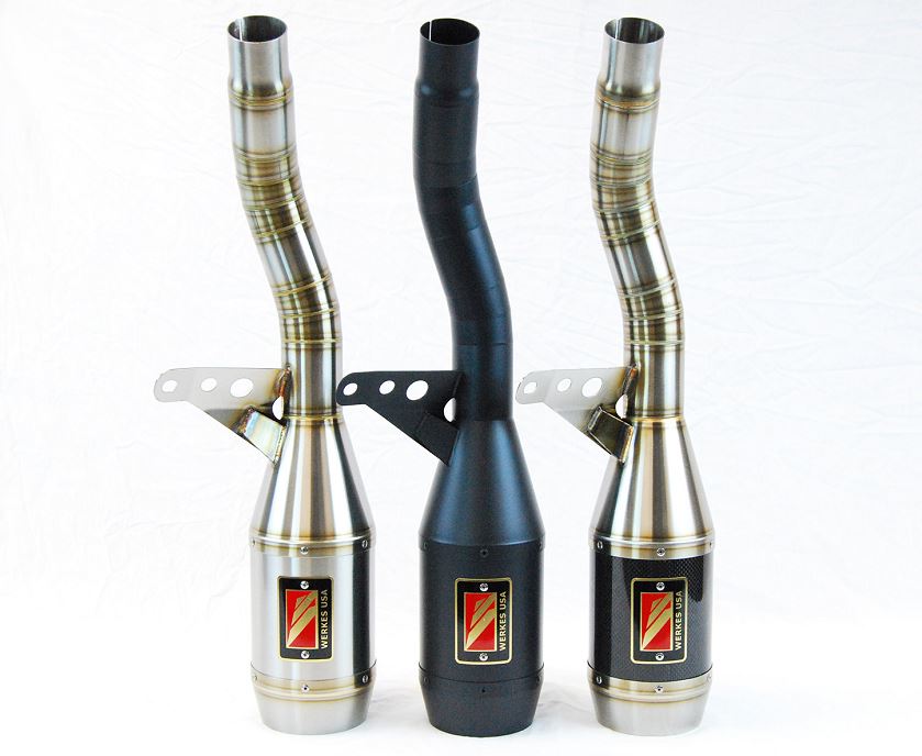 Competition Werkes GP Stainless Steel Slip-on Exhaust 2006-2011 Kawasaki ER6N, ER6F (Ninja 650R)