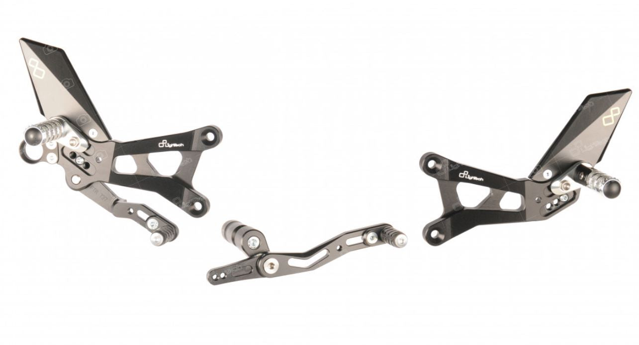 Lightech Track System Rearsets for 2017-2020 Yamaha R6