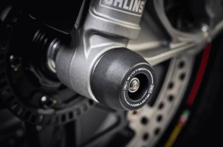 Evotech Performance Front Axle Sliders/Spindle Bobbins for Ducati