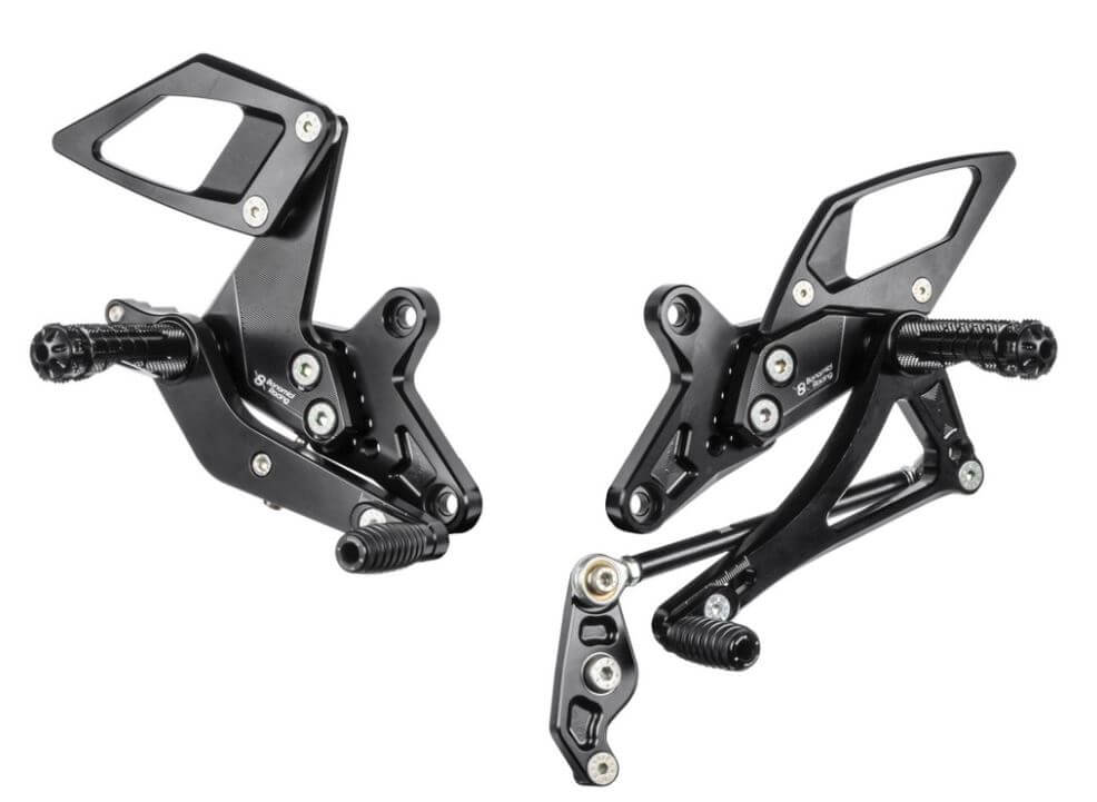 Bonamici Racing Adjustable Rearsets '17-'20 KTM 1290 SuperDuke R/GT