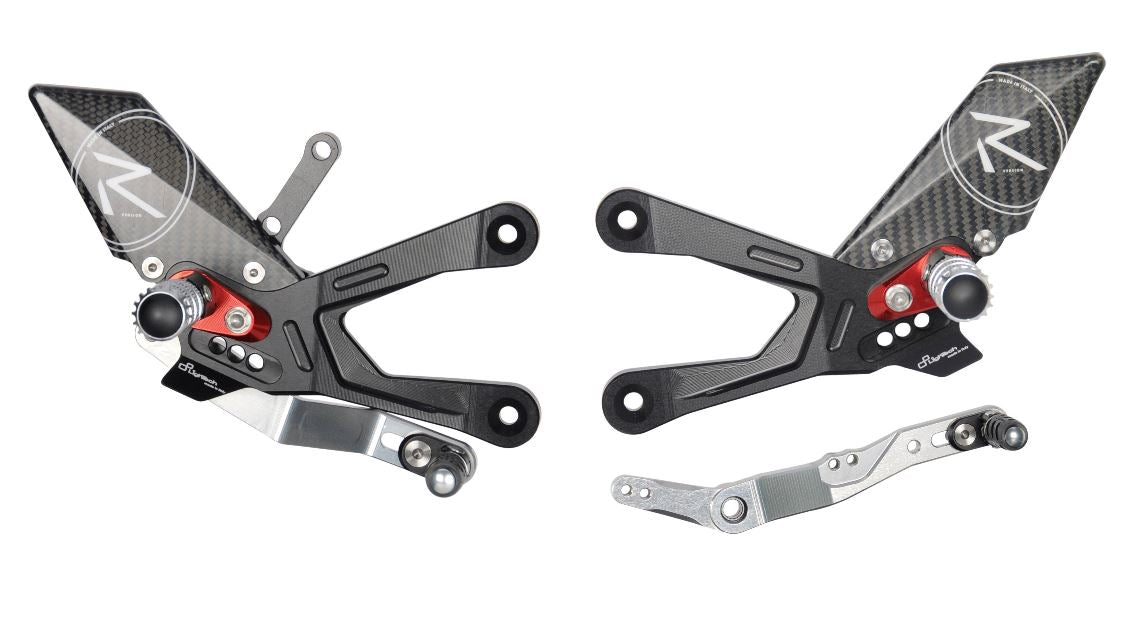 Lightech "R" Version Adjustable Rearsets '15-'20 Yamaha R1/R1M/R1S