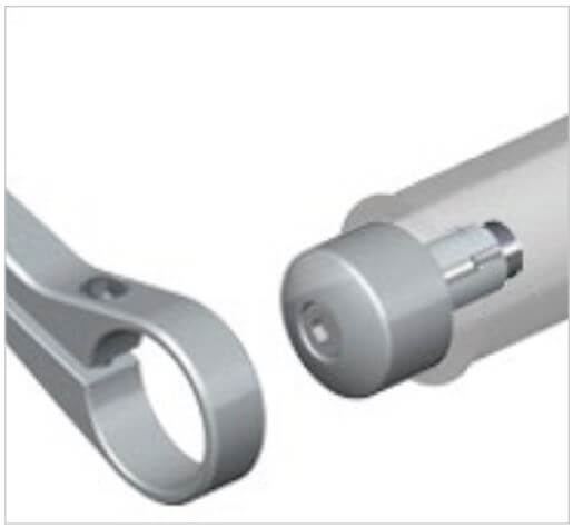 Rizoma "PRO" Universal Mirror Adapater for Rizoma Bar-End Mirrors