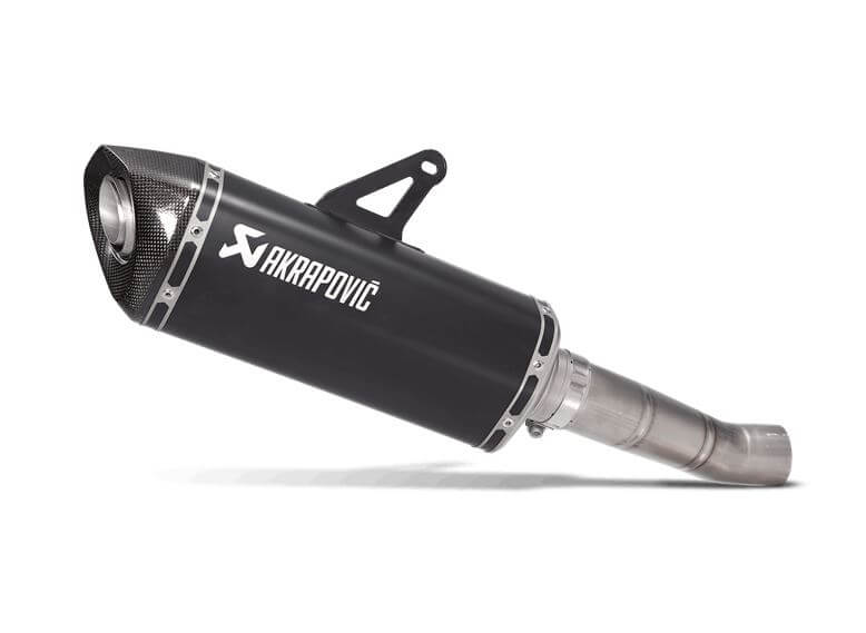 Akrapovic Slip-On Line (Titanium Black) Exhaust for Ducati Monster 821, Monster 1200/S/R/25 Anniversario (Muffler Only)