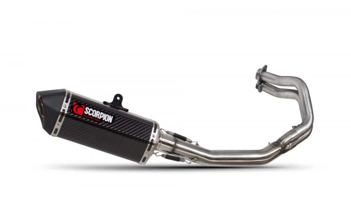 Scorpion Serket Carbon Full Exhaust System '17-'20 Kawasaki Z650