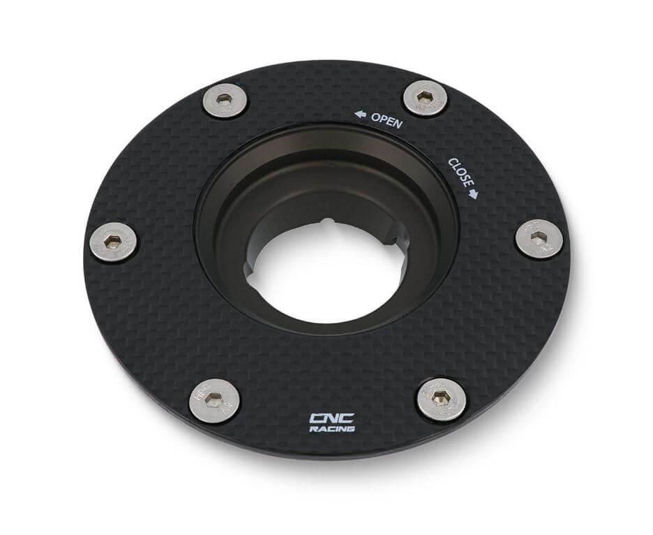 CNC Racing TSB22 Carbon Fiber Fuel Tank Cap Flange (check fitment chart)