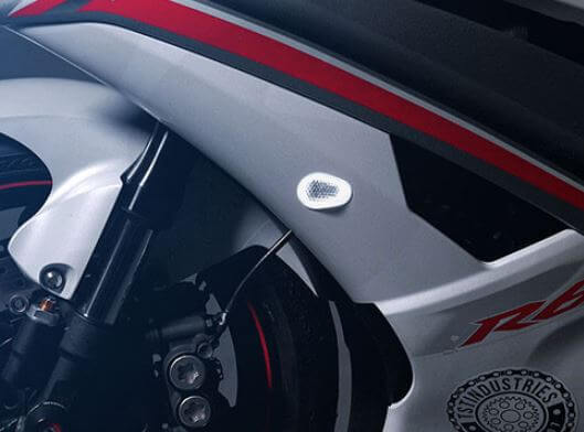 TST Industries HALO-GRT Front LED Flushmount Turn Signals '08-'16 Yamaha R6 - Motostarz USA