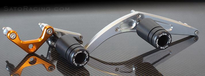 Sato Racing Frame / Engine Sliders 14-15 Ducati 899 Panigale