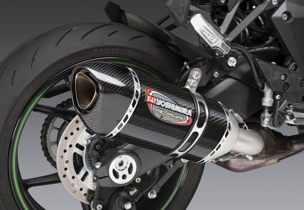 Yoshimura Alpha Carbon Slip-On Exhaust '20-'21 Kawasaki Ninja 1000SX