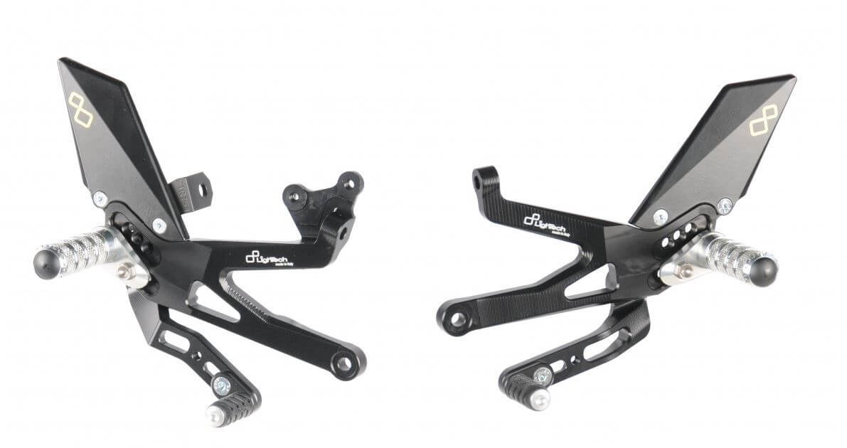 LighTech Adjustable Rearsets 2018+ Ducati Panigale V4/S