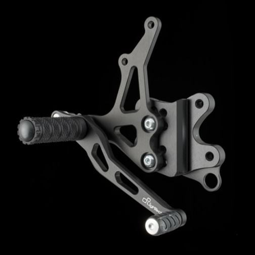 LighTech Adjustable Rearsets w/Folding Foot Pegs 2009-2016 Suzuki GSXR 1000 | Standard/Reverse