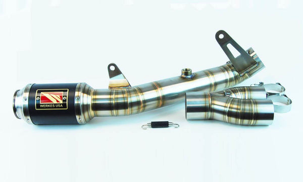 Competition Werkes GP Race Stainless Steel Slip-On Exhaust 2017+ Yamaha YZF R6