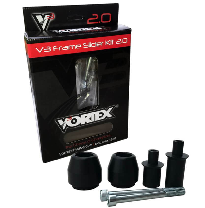 Vortex V3 2.0 No-Cut Frame Sliders '15-'18 Yamaha R3