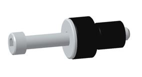 Rizoma LP322B Adapter for Rizoma Bar End Mirror / Proguard Lever Guard - BMW F800R '09-'14