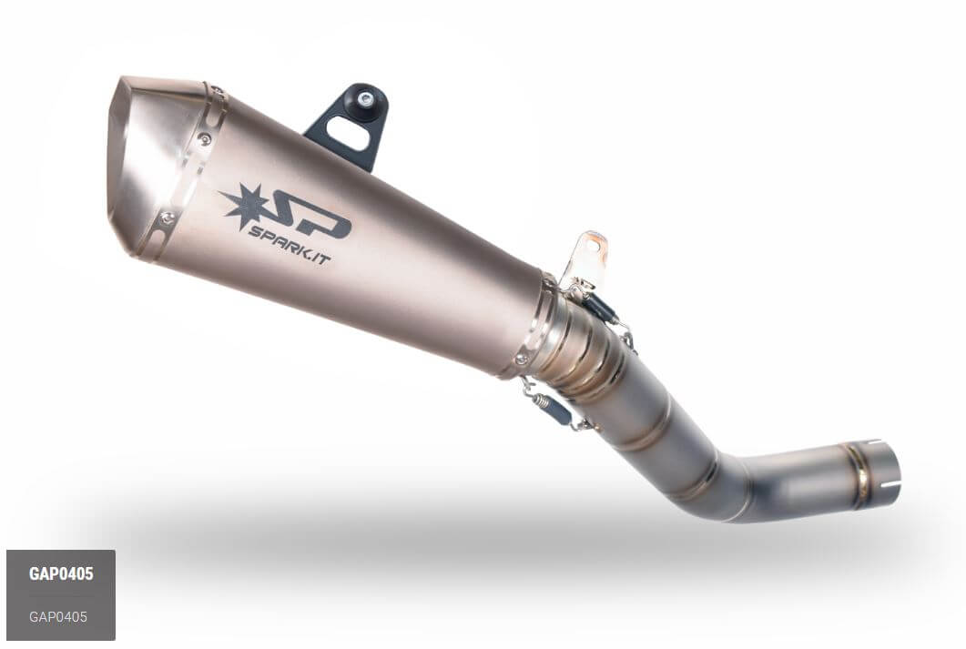 Spark KONIX Titanium Slip-On Exhaust '17-'20 Aprilia RSV4 RR/RF, '17-'20  Tuono V4 RR/Factory