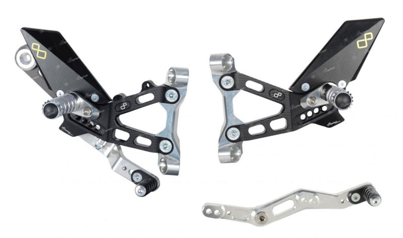 Lightech Adjustable Rearsets (Standard/Reverse) '19-'23 BMW S1000RR, '22-'23 M1000RR