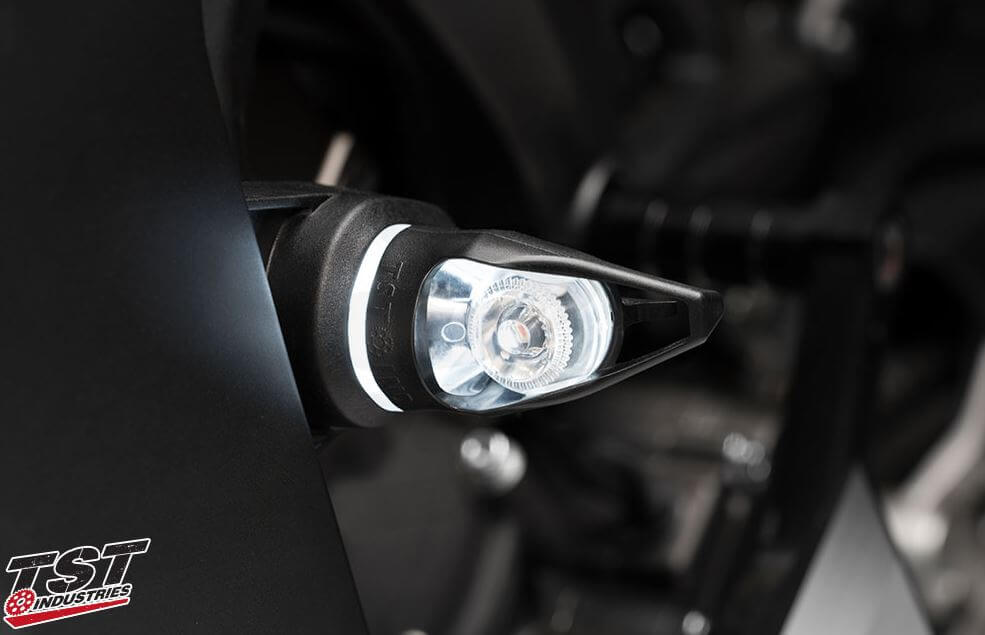 TST Industries Mech-GTR Front LED Turn Signals for Yamaha FZ-07/MT-07/FZ-09/MT-09/FZ1