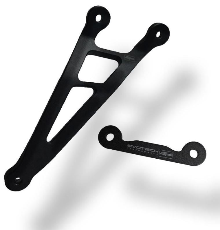 Evotech Performance Exhaust Hanger Footrest Blanking Plate Kit '17+ Suzuki GSX-S750/Z