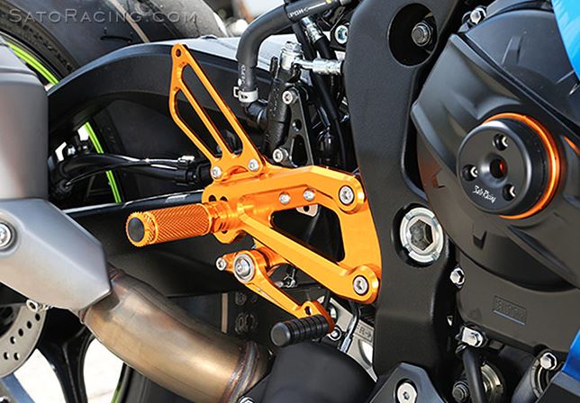 Sato Racing Adjustable Rear Sets '17-'20 Suzuki GSX-R1000/R