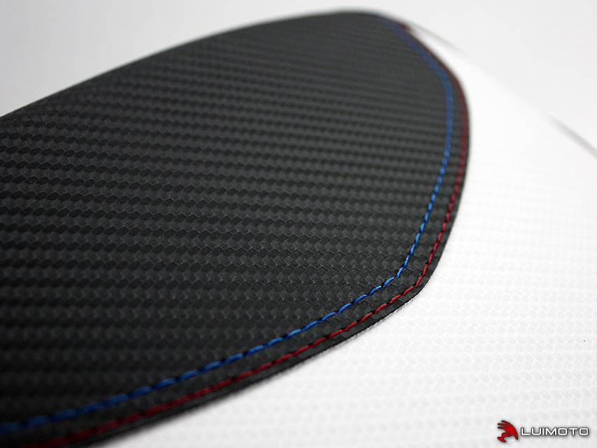 LuiMoto Technik Edition Seat Cover 2012-2014 BMW S1000RR - Cf Pearl/Cf Black