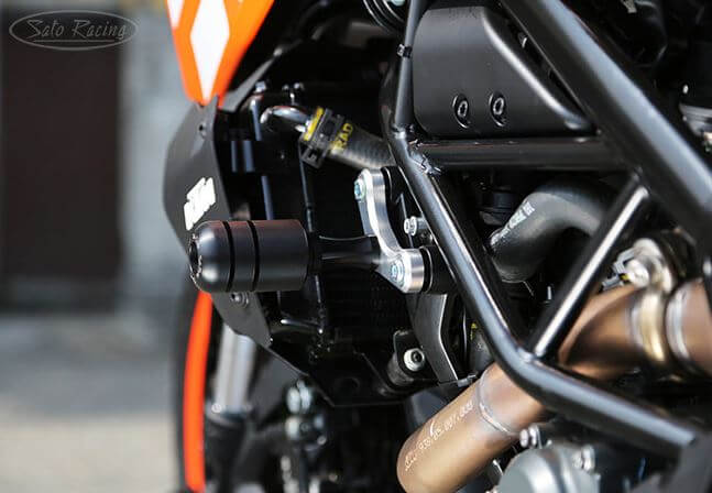 Sato Racing Frame Sliders '14-'23 KTM 250 / 390 Duke