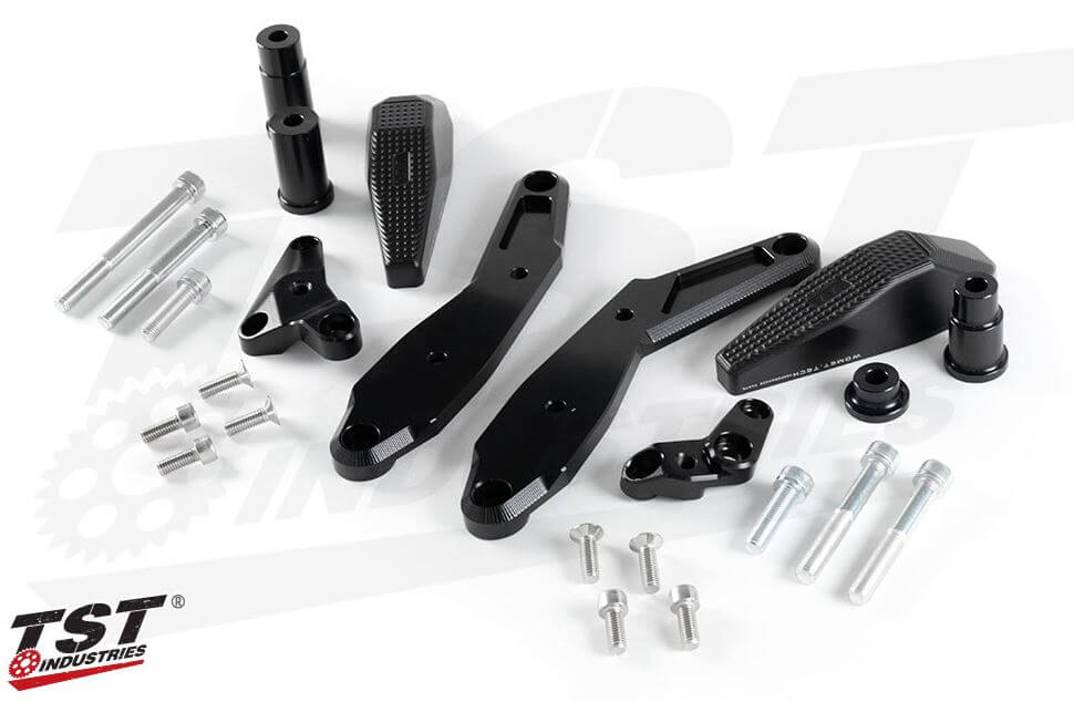 Womet-Tech EVOS Edition Frame Sliders '21-'23 Yamaha MT-09, '22-'23 XSR900