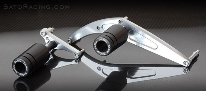 Sato Racing Frame / Engine Sliders 14-15 Ducati 899 Panigale