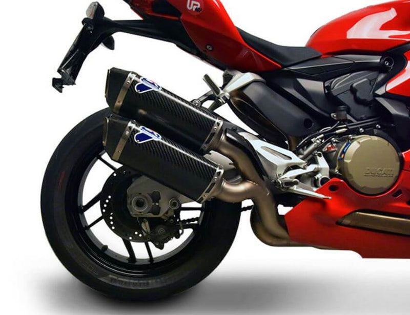 Termignoni Force Stainless/Carbon Slip-On Exhaust '16-'19 Ducati Panigale 959