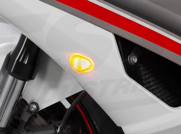 TST Industries HALO-GRT Front LED Flushmount Turn Signals '08-'16 Yamaha R6 - Motostarz USA