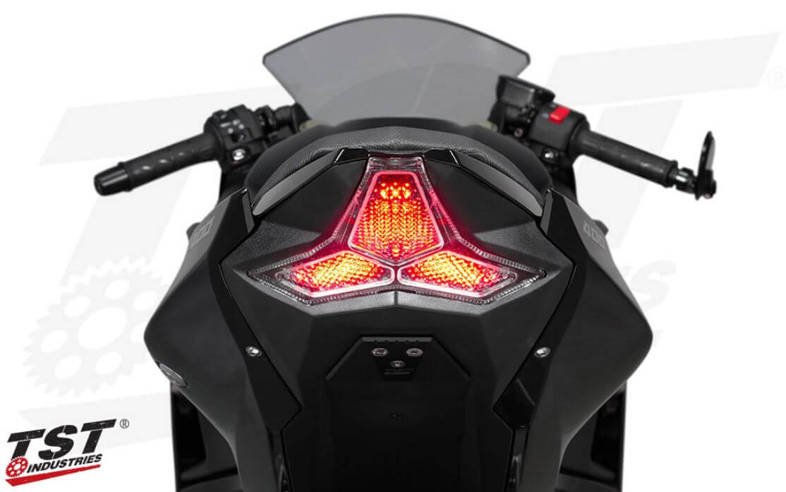 TST Industries LED Integrated Tail Light 18-23 Kawasaki Ninja 400, 19-23 Z400